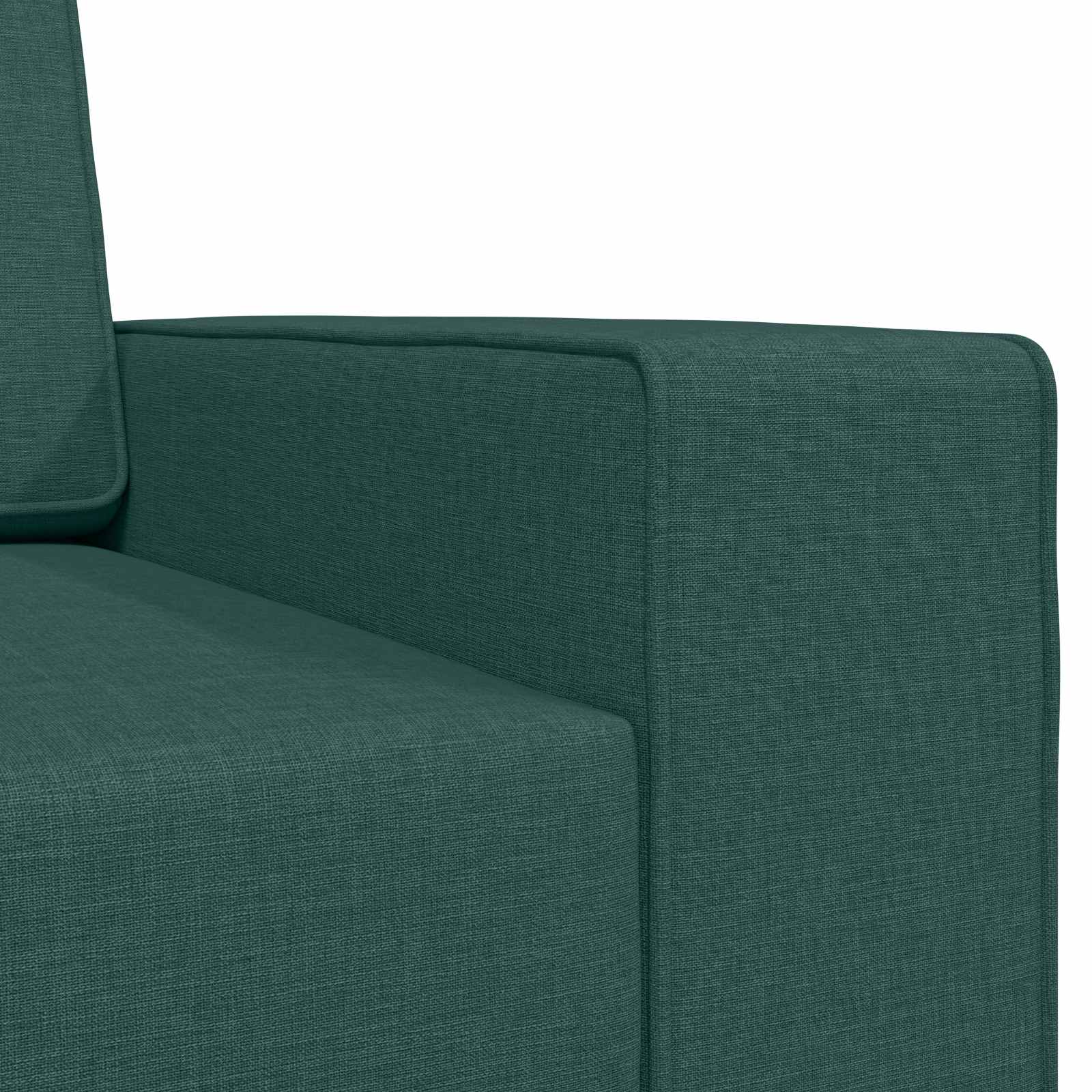Canapé-Lit Vert foncé 245 x 78 x 77 cm tissu