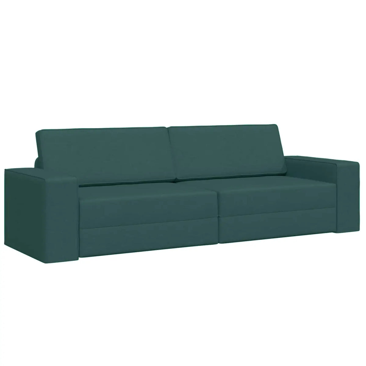 Canapé-Lit Vert foncé 245 x 78 x 77 cm tissu - XIOS
