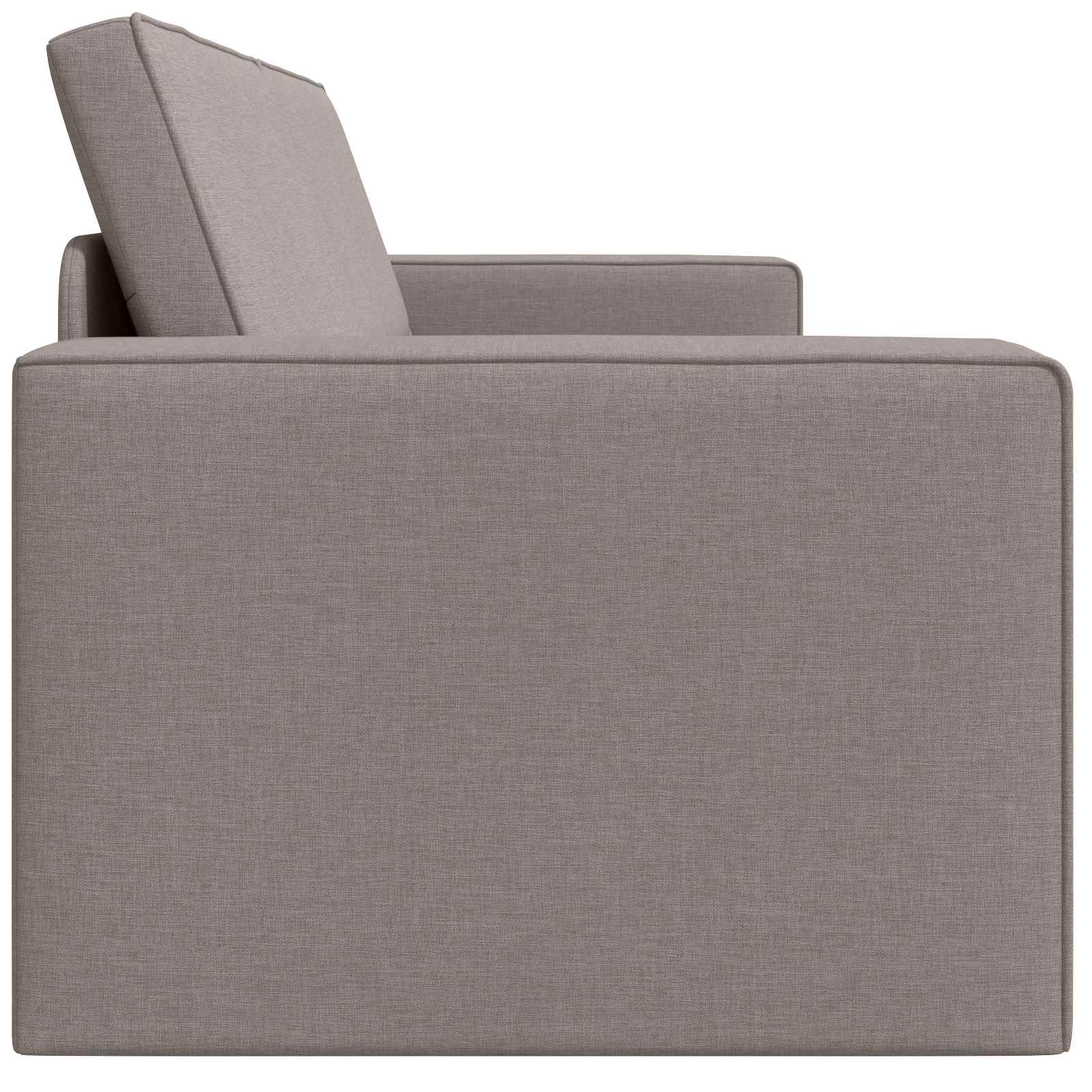 Canapé-Lit Taupe 245 x 78 x 77 cm tissu - XIOS