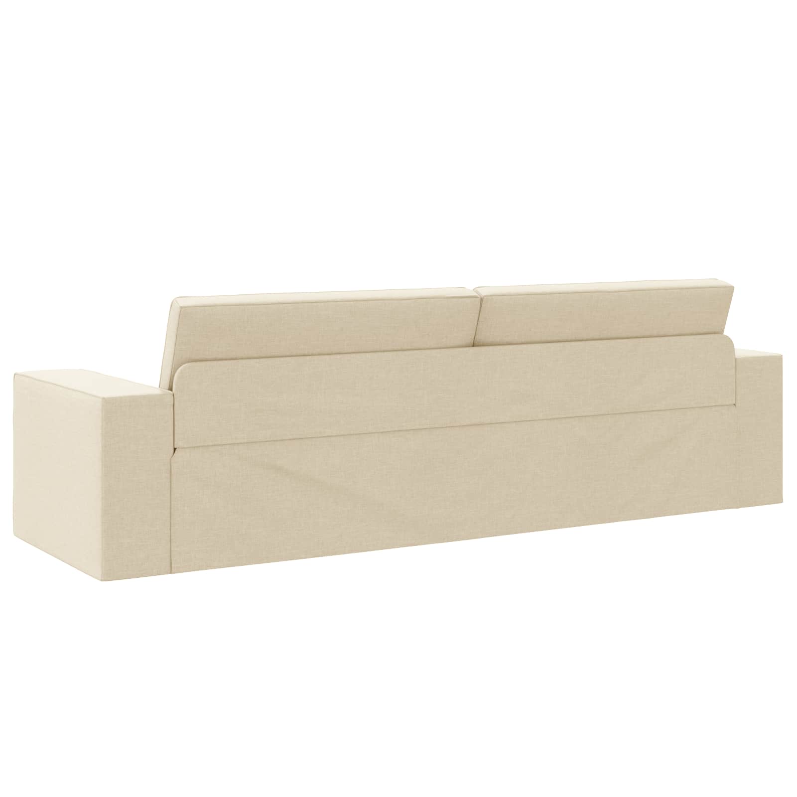 Canapé-Lit Crème 245 x 78 x 77 cm tissu - XIOS