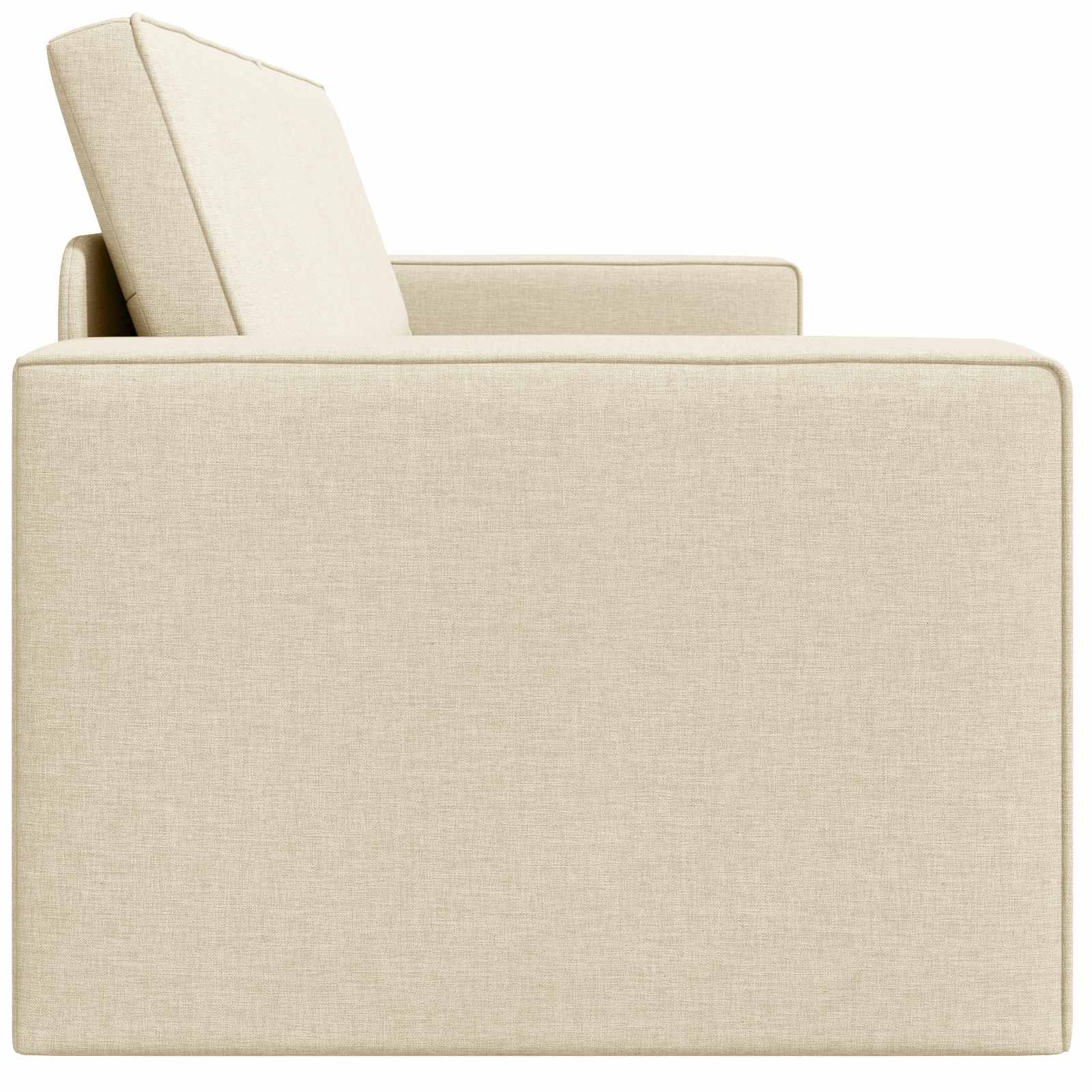 Canapé-Lit Crème 245 x 78 x 77 cm tissu - XIOS