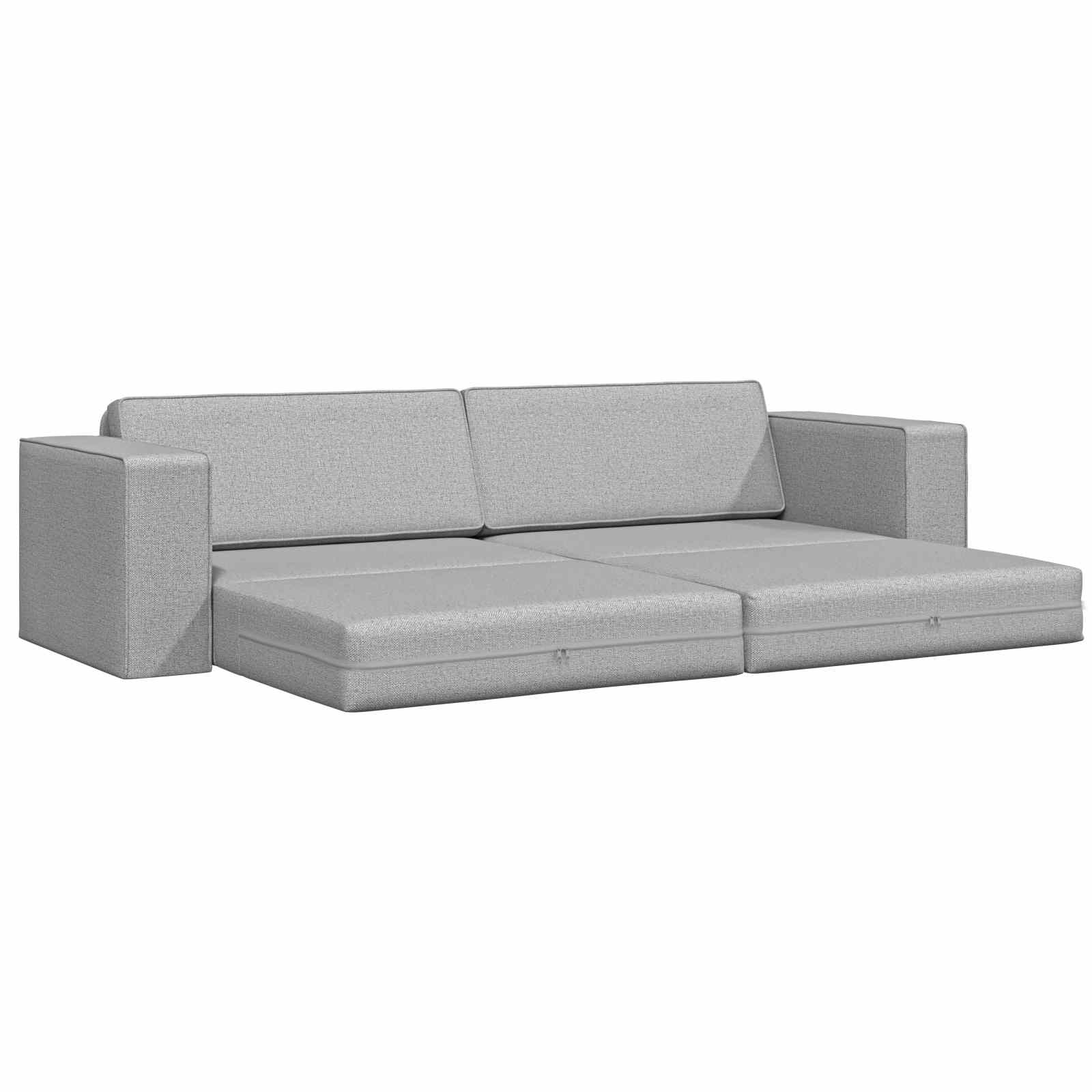 Canapé-Lit Gris nuage 245 x 78 x 77 cm tissu - XIOS