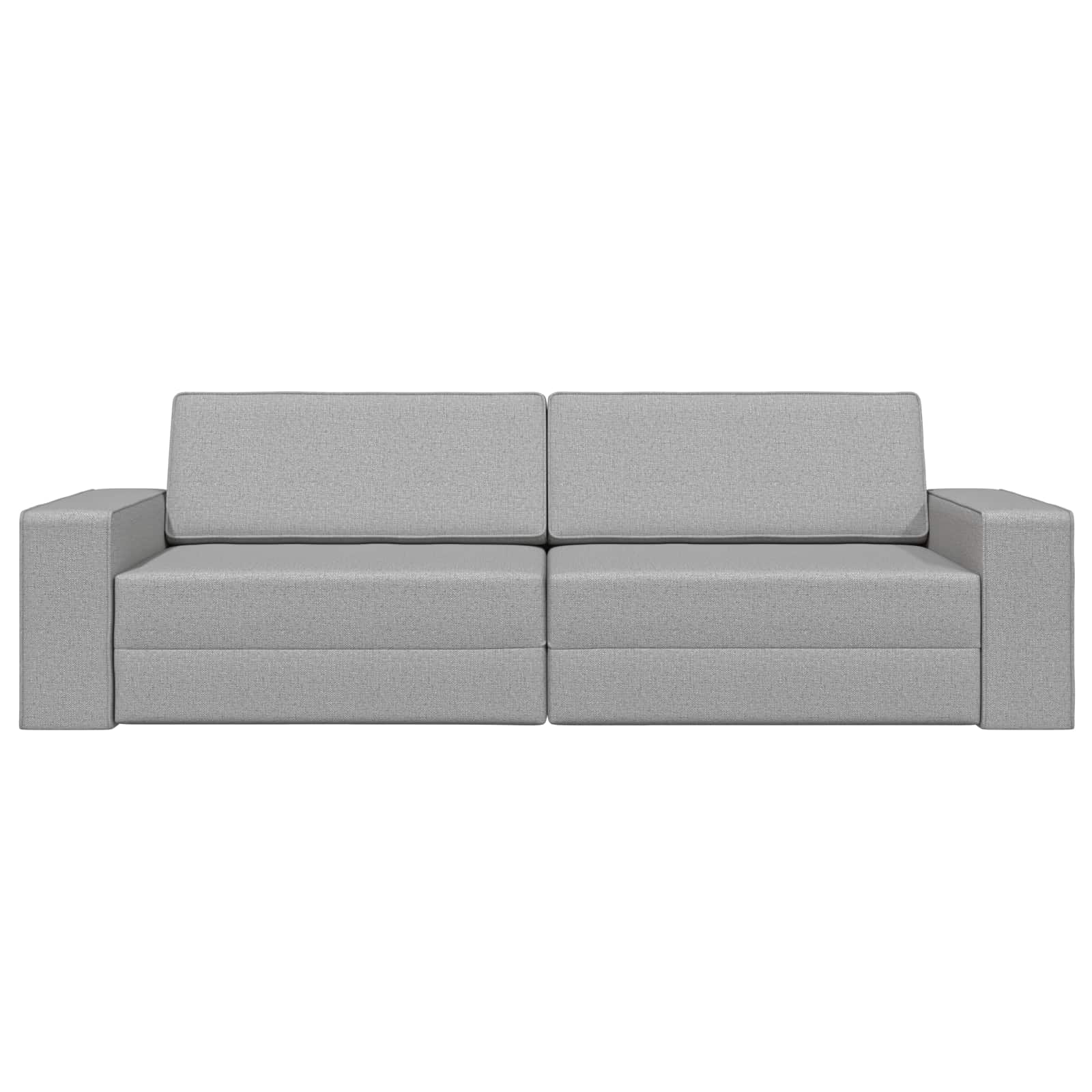 Canapé-Lit Gris nuage 245 x 78 x 77 cm tissu - XIOS