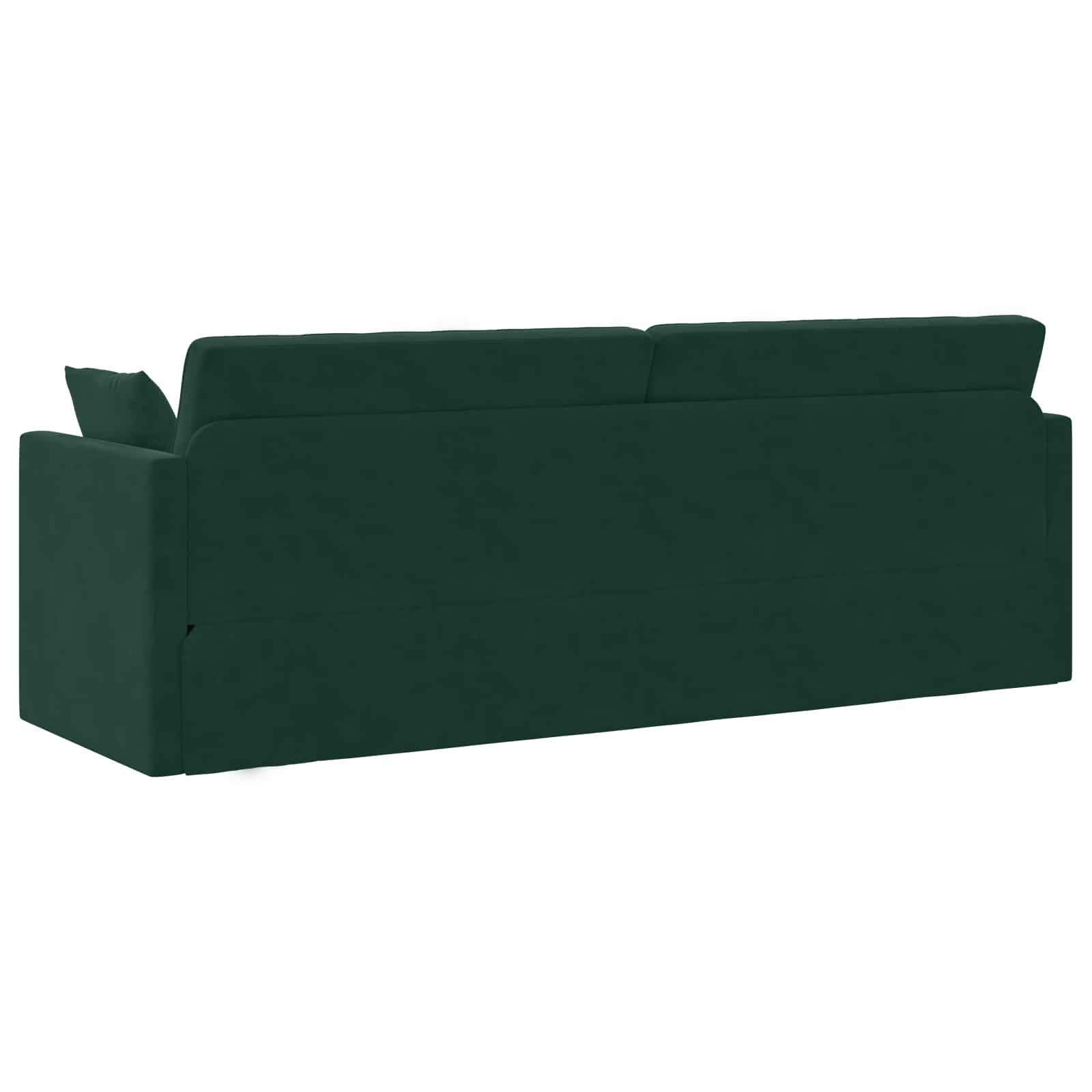 Canapé-lit au sol Vert foncé 213 x 70 x 77 cm Velours