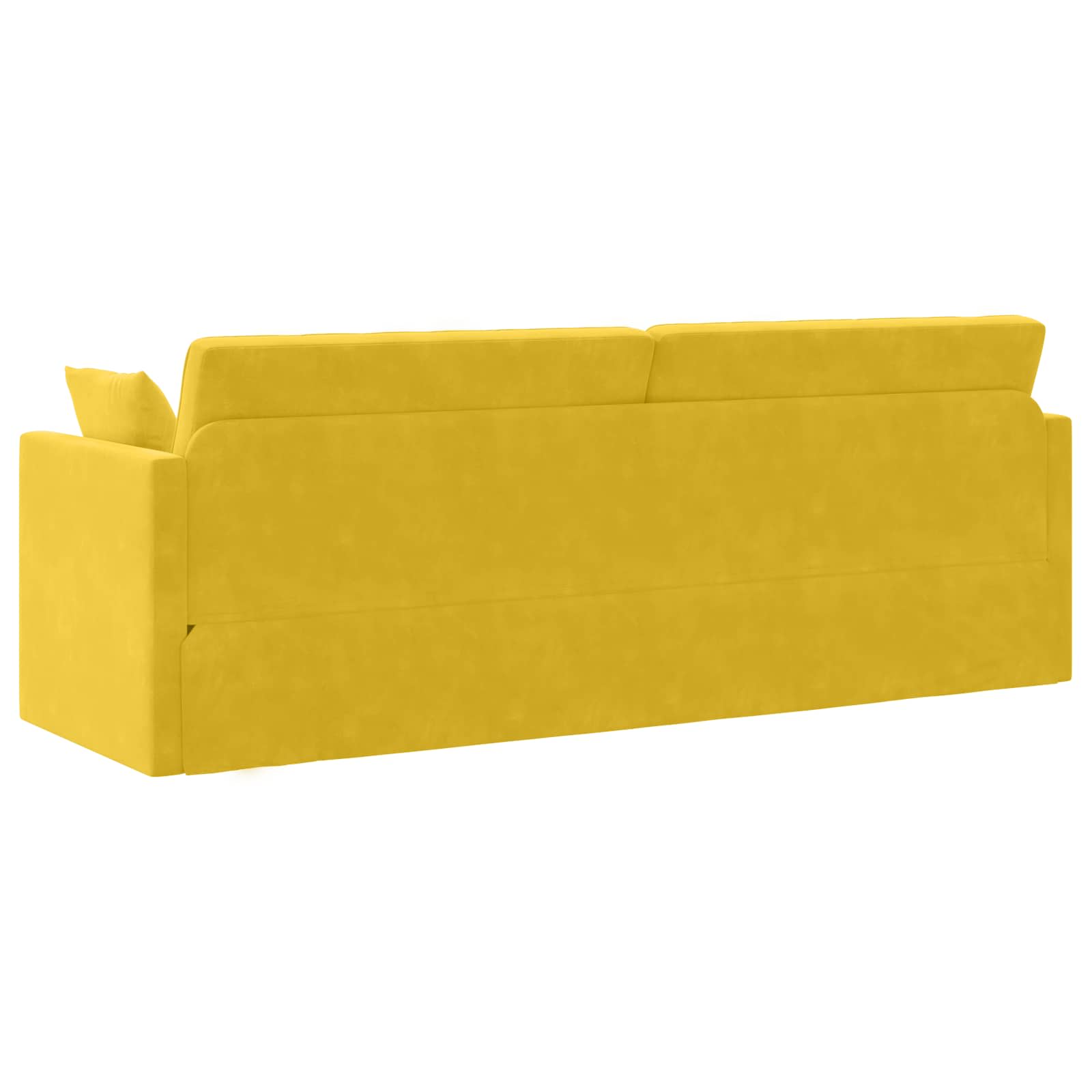 Canapé-lit au sol Jaune 213 x 70 x 77 cm Velours - XIOS