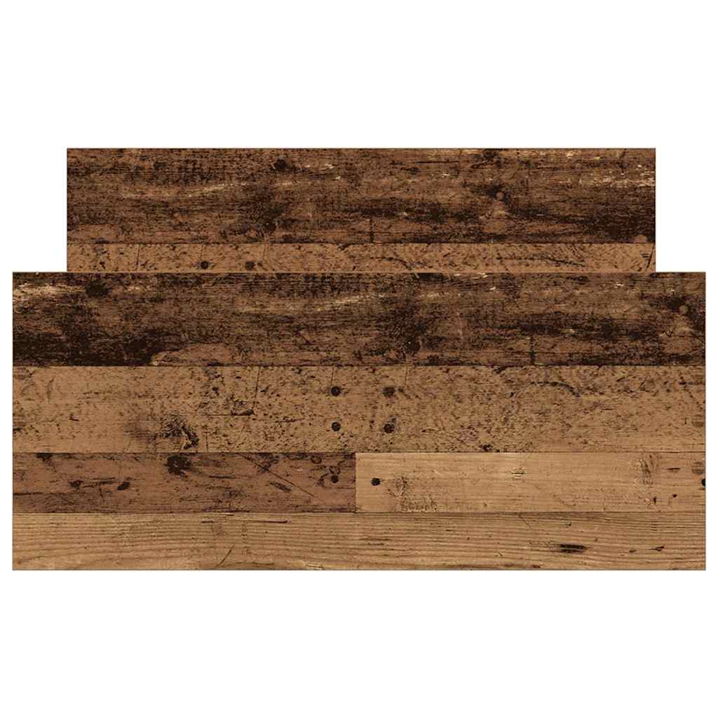 Cadre de lit sans matelas vieux bois 90x200 cm bois ingénierie - XIOS