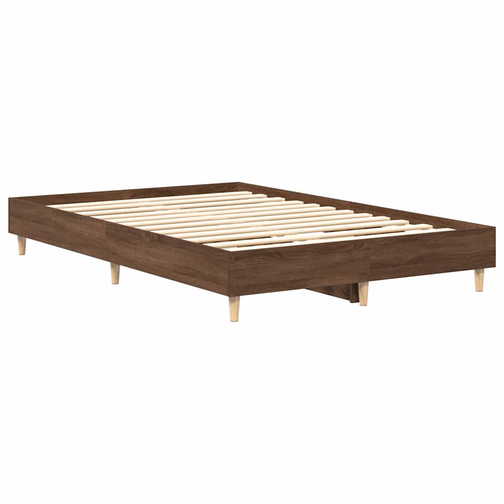 Cadre de lit sans matelas chêne marron 120x200 cm - XIOS