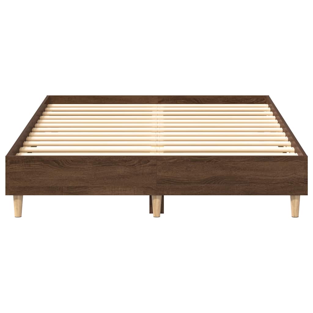Cadre de lit sans matelas chêne marron 120x200 cm - XIOS