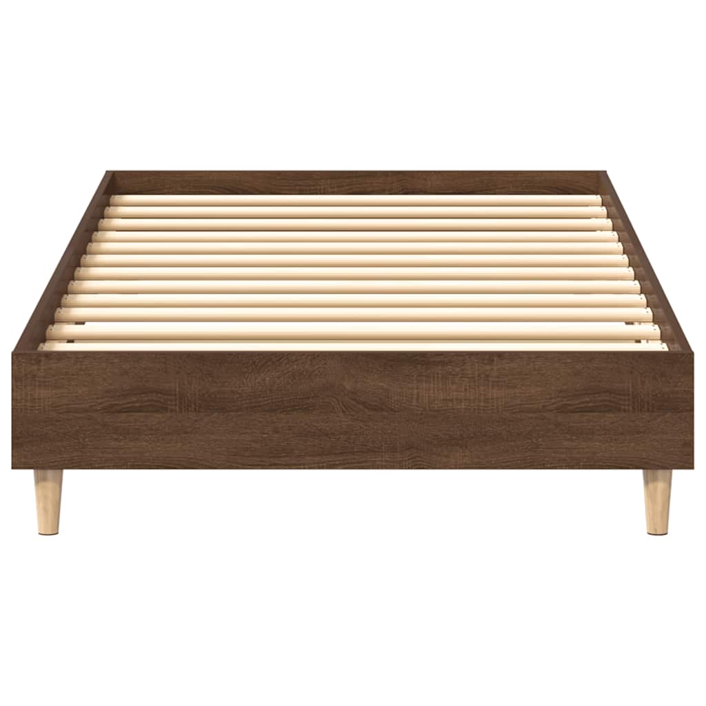 Cadre de lit sans matelas chêne marron 100x200 cm - XIOS