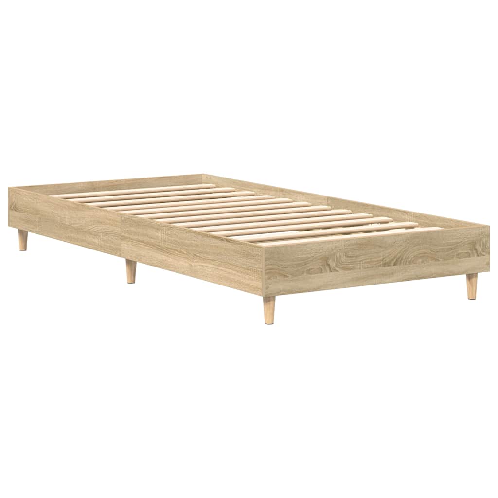 Cadre de lit sans matelas chêne sonoma 75x190 cm - XIOS