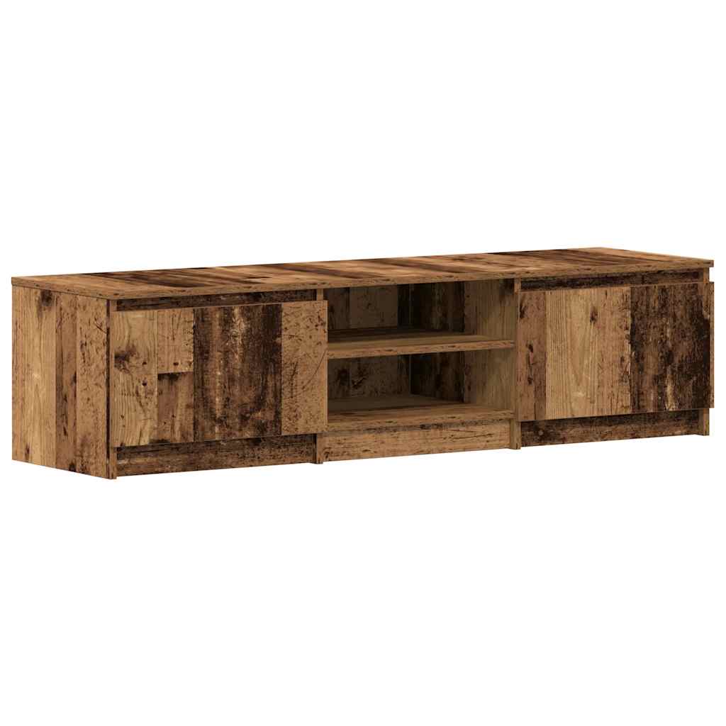 Meuble TV en bois ancien 140x40x36 cm bois d'ingénierie - XIOS
