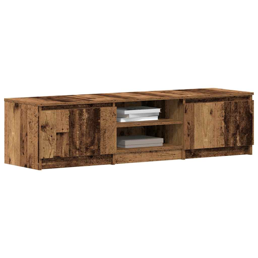 Meuble TV en bois ancien 140x40x36 cm bois d'ingénierie - XIOS