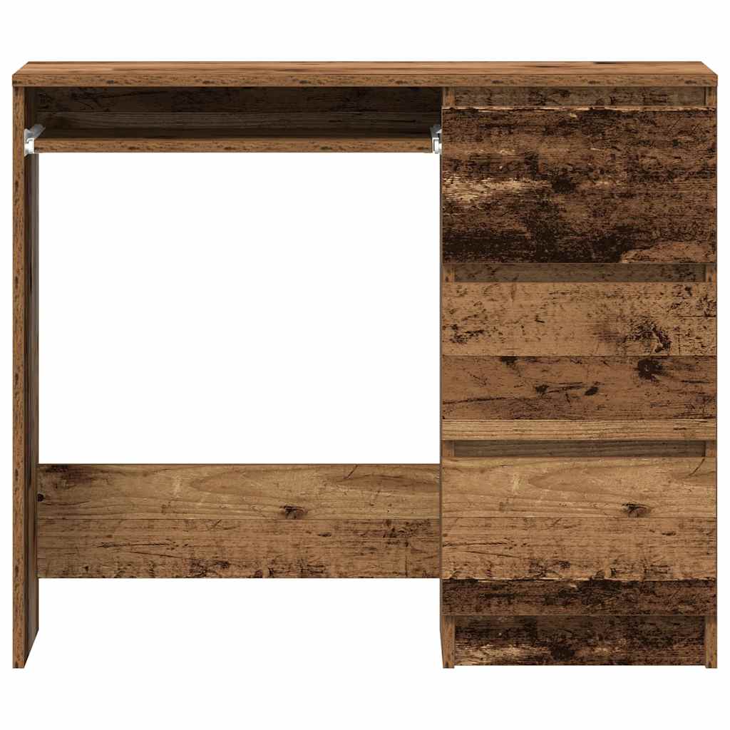 Bureau vieux bois 90x45x76 cm bois d'ingénierie - XIOS