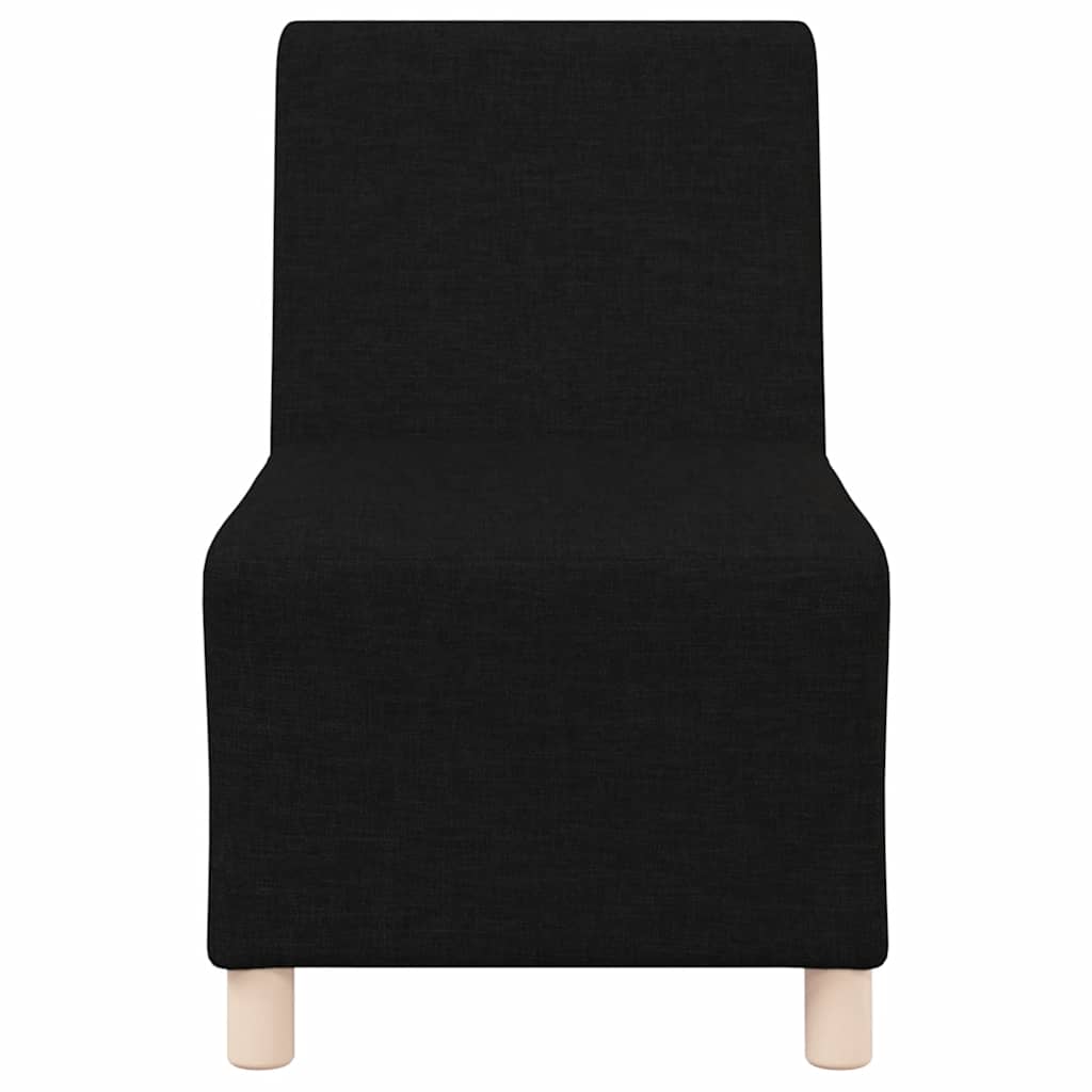 Canapé modulaire sans accoudoirs Noir 55 cm Tissu - XIOS