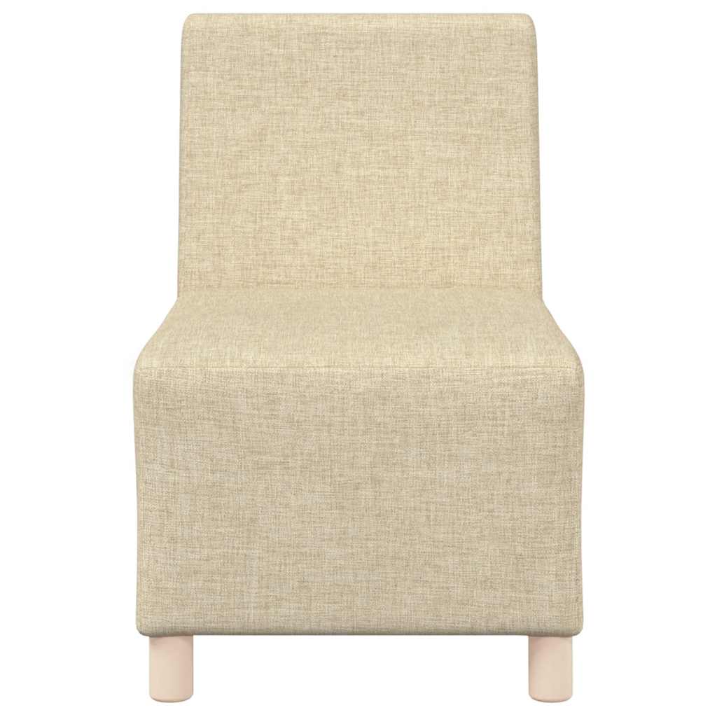 Canapé modulaire sans accoudoirs Crème 55 cm Tissu - XIOS