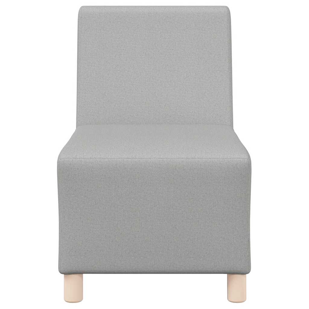 Canapé modulaire sans accoudoirs Gris nuage 55 cm Tissu - XIOS