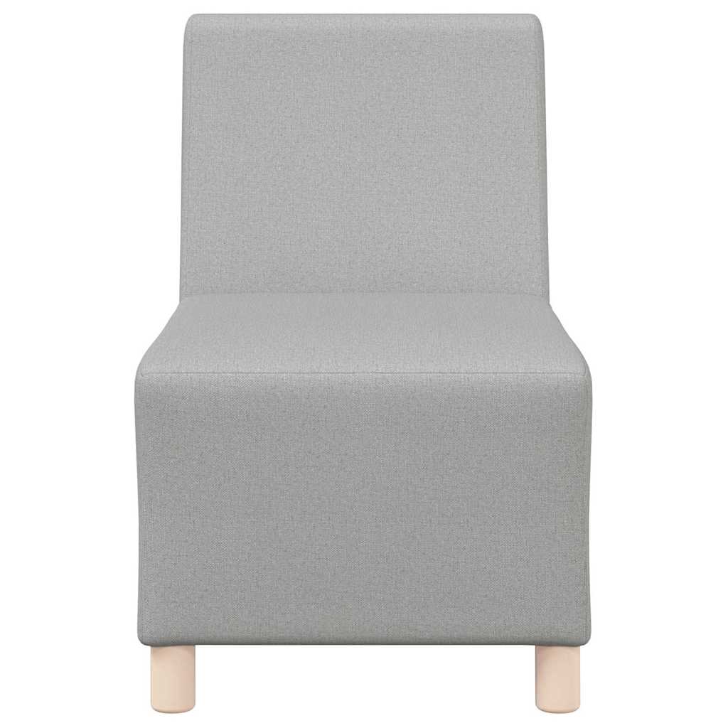 Canapé modulaire sans accoudoirs Gris nuage 55 cm Tissu - XIOS