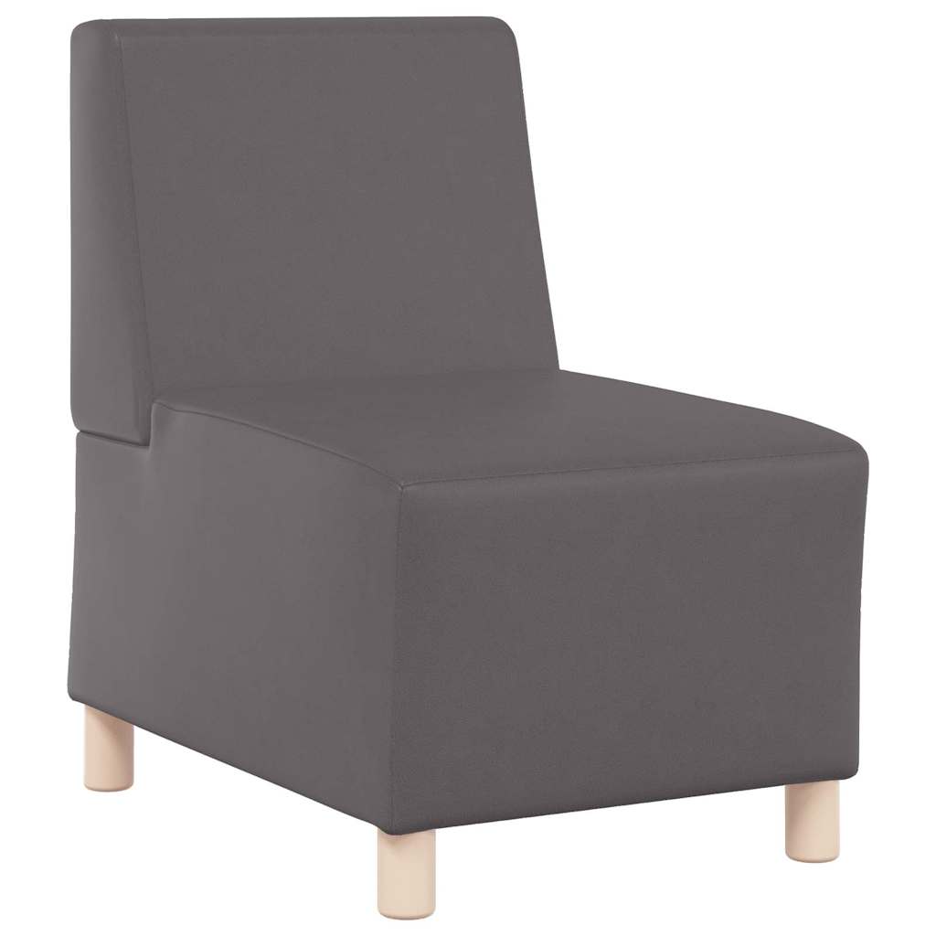 Unité de Sofa Modulaire Sans Accoudoirs Gris 55 x 74 x 82 cm - XIOS