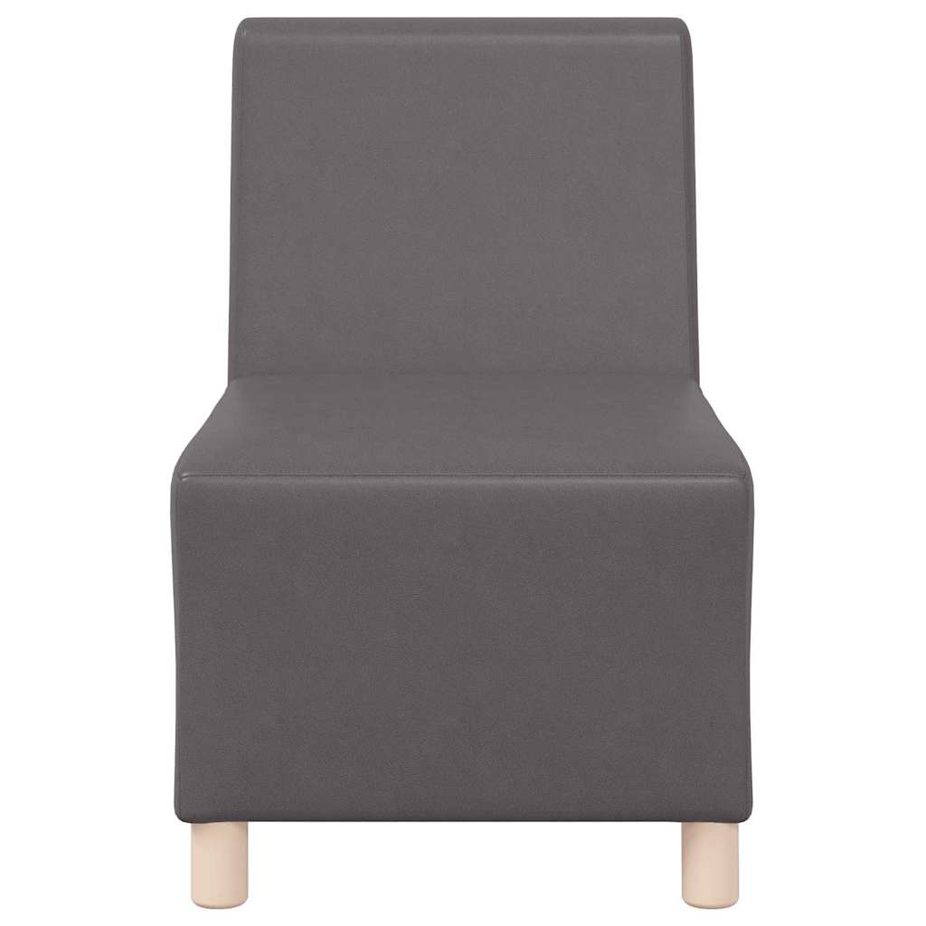 Unité de Sofa Modulaire Sans Accoudoirs Gris 55 x 74 x 82 cm - XIOS