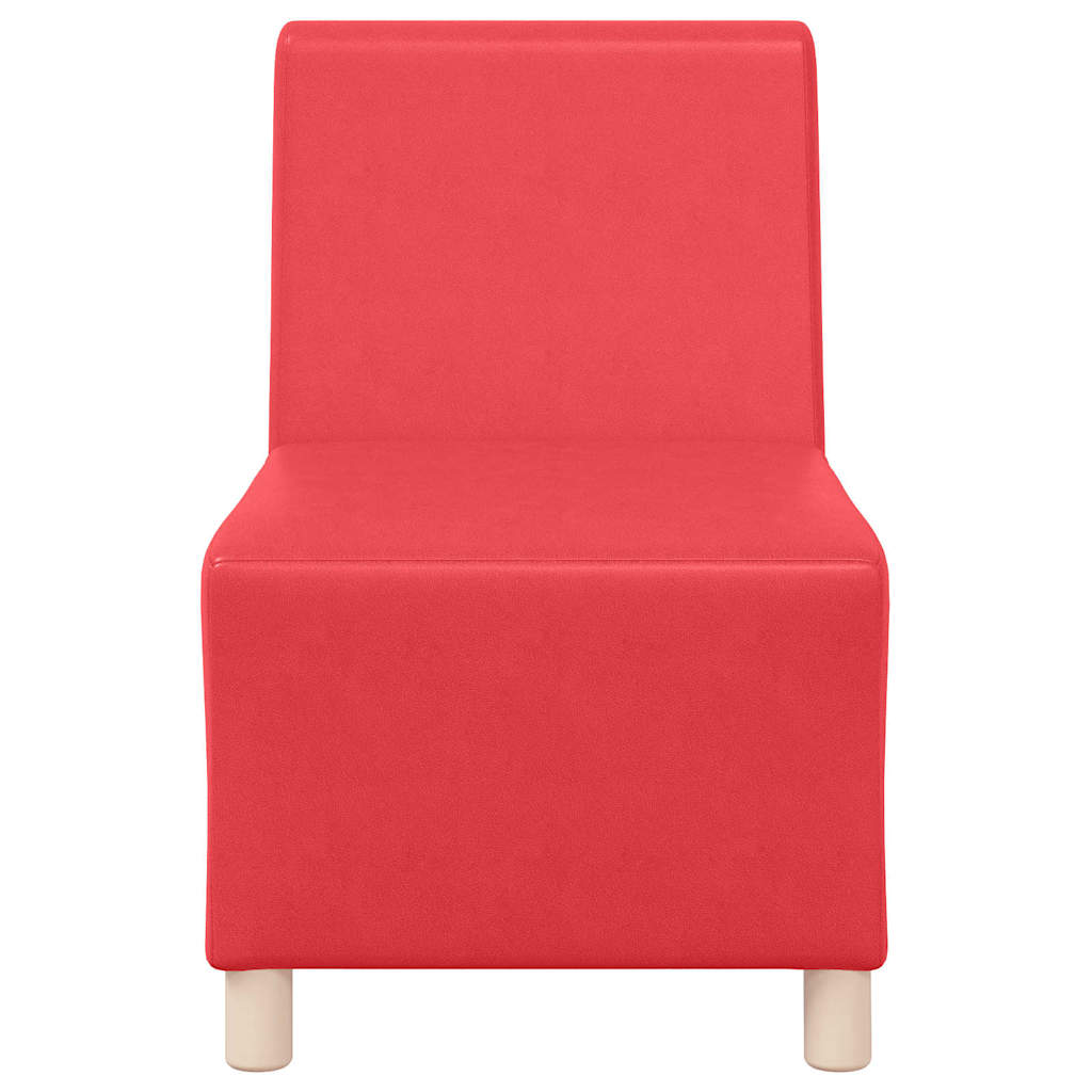 Unité de Sofa Modulaire Sans Accoudoirs Rouge 55 x 74 x 82 cm - XIOS