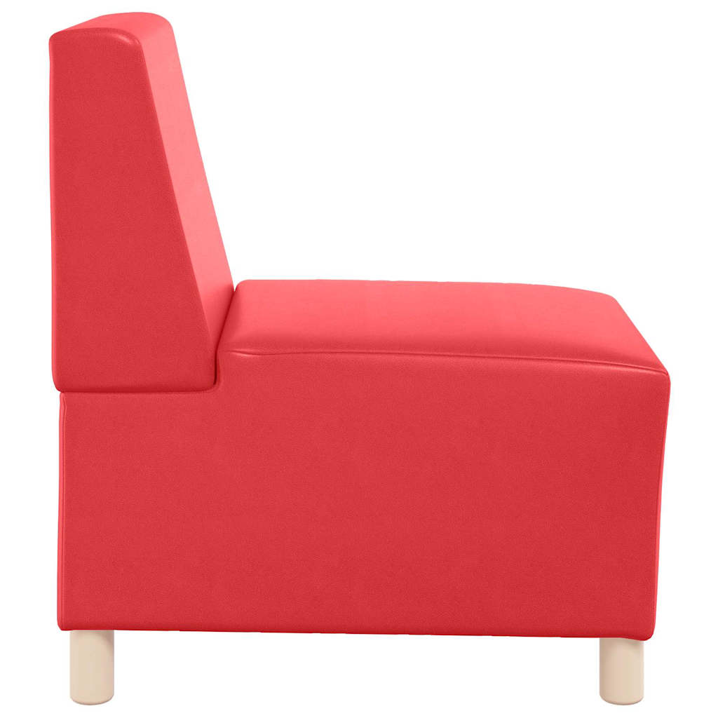 Unité de Sofa Modulaire Sans Accoudoirs Rouge 55 x 74 x 82 cm - XIOS