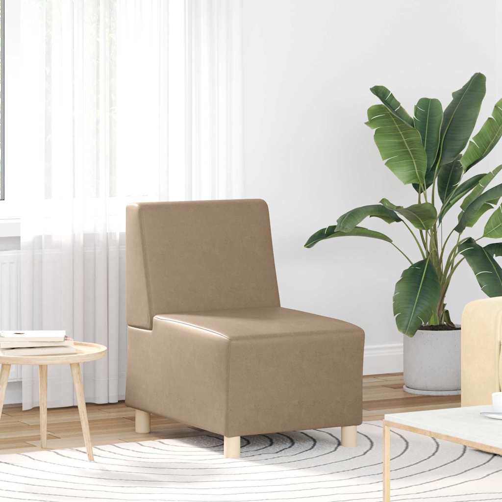 Unité de Sofa Modulaire Sans Accoudoirs Cappuccino - XIOS