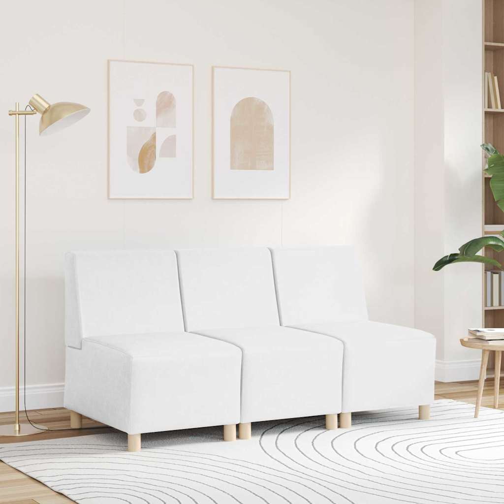 Unité de Sofa Modulaire Sans Accoudoirs Blanc 55 x 74 x 82 cm - XIOS