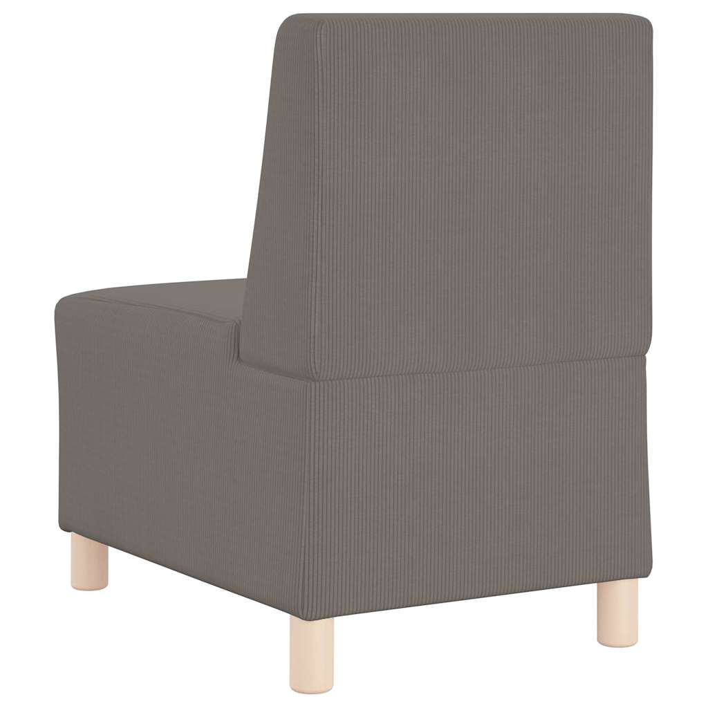 Unité de Sofa Modulaire Sans Accoudoirs Gris clair - XIOS