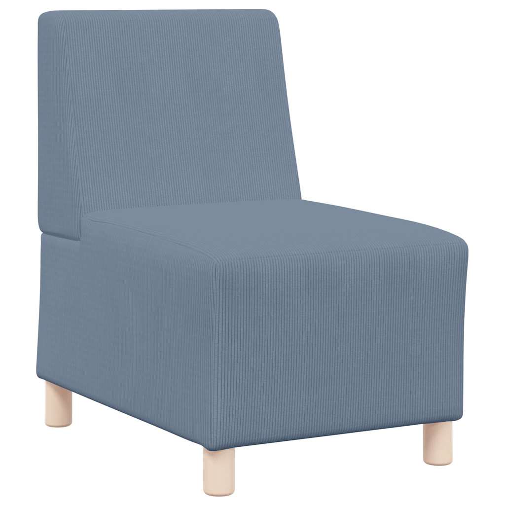 Unité de Sofa Modulaire Sans Accoudoirs Bleu 55 x 74 x 82 cm - XIOS