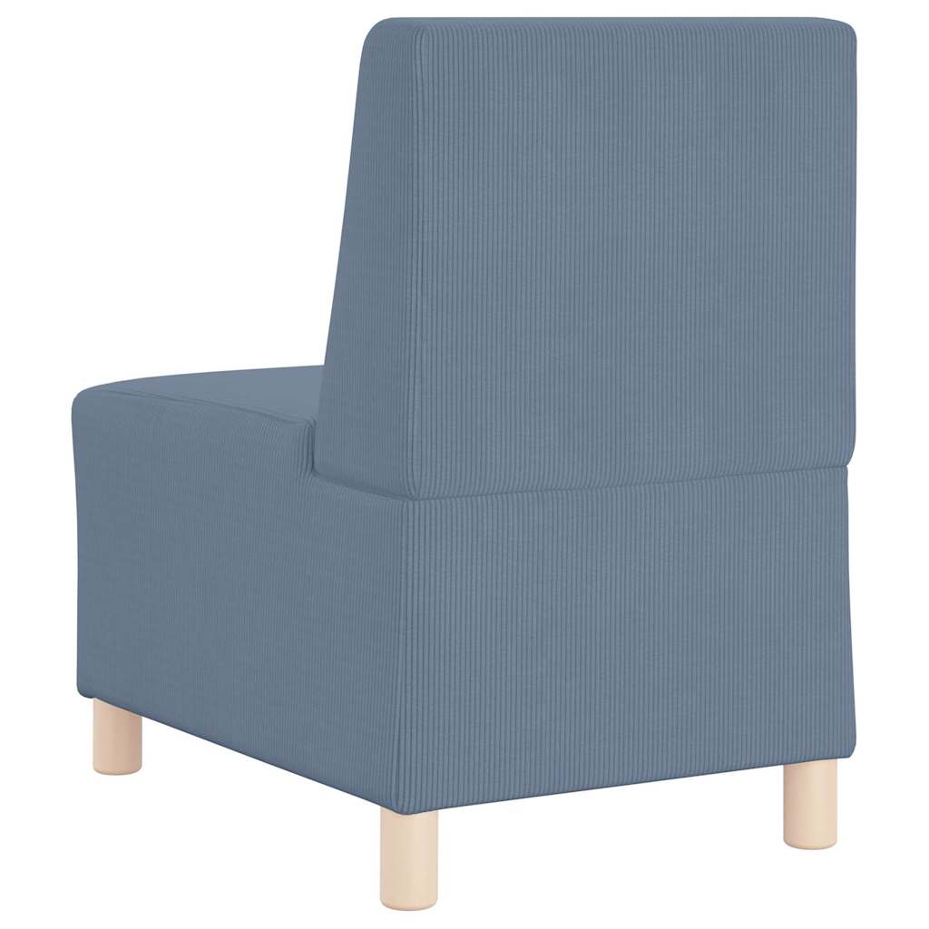 Unité de Sofa Modulaire Sans Accoudoirs Bleu 55 x 74 x 82 cm - XIOS