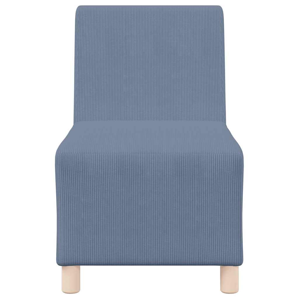 Unité de Sofa Modulaire Sans Accoudoirs Bleu 55 x 74 x 82 cm - XIOS
