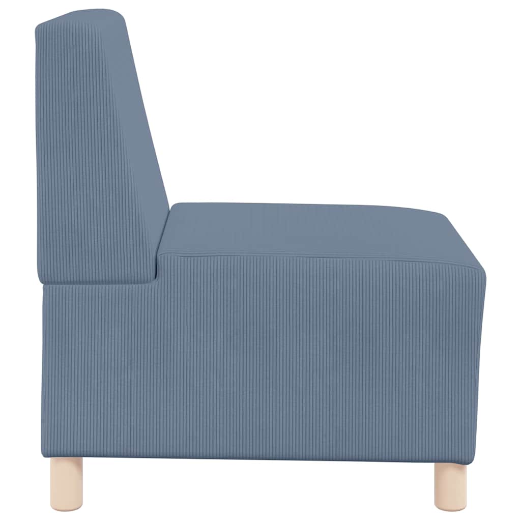 Unité de Sofa Modulaire Sans Accoudoirs Bleu 55 x 74 x 82 cm - XIOS