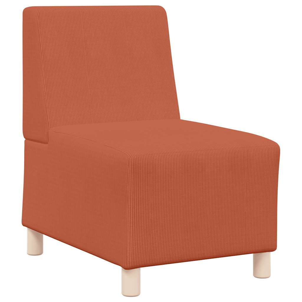 Unité de Sofa Modulaire Sans Accoudoirs Orange 55 x 74 x 82 cm - XIOS