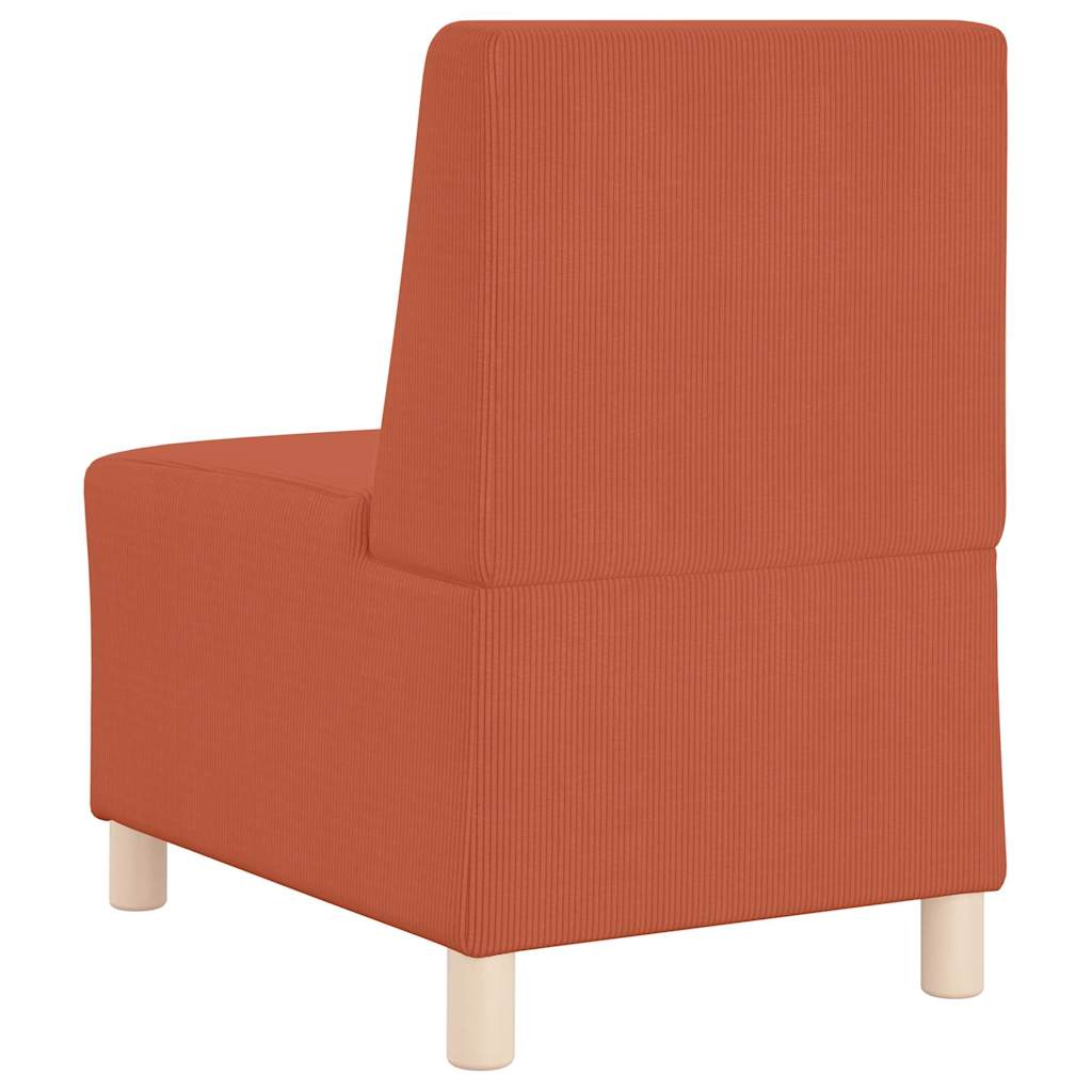 Unité de Sofa Modulaire Sans Accoudoirs Orange 55 x 74 x 82 cm - XIOS