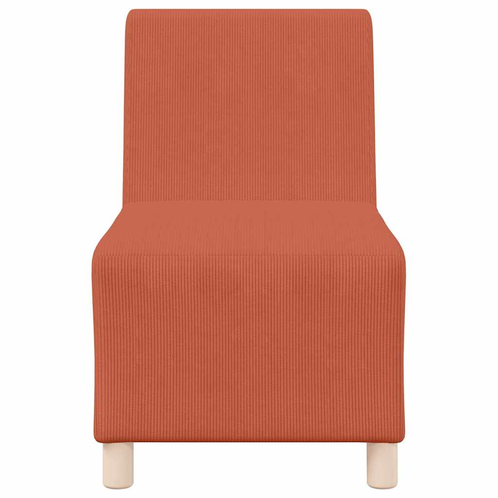 Unité de Sofa Modulaire Sans Accoudoirs Orange 55 x 74 x 82 cm - XIOS