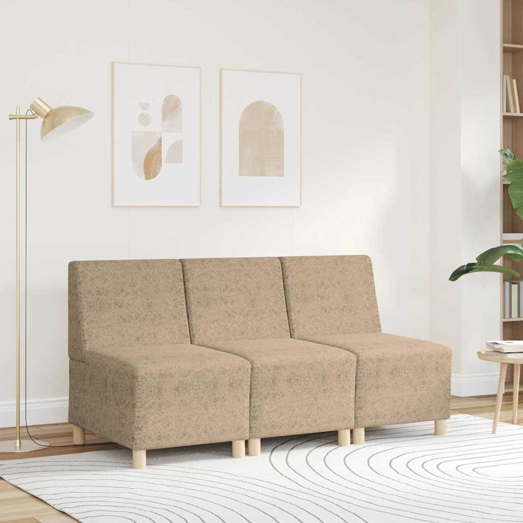 Unité de Sofa Modulaire Sans Accoudoirs Gris clair - XIOS
