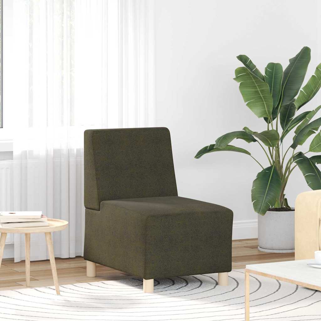 Unité de Sofa Modulaire Sans Accoudoirs Vert armée - XIOS