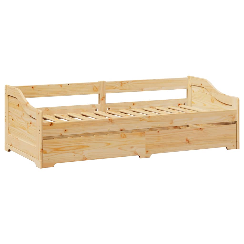Lit de jour avec gigogne sans matelas IRUN 90x200 cm - XIOS