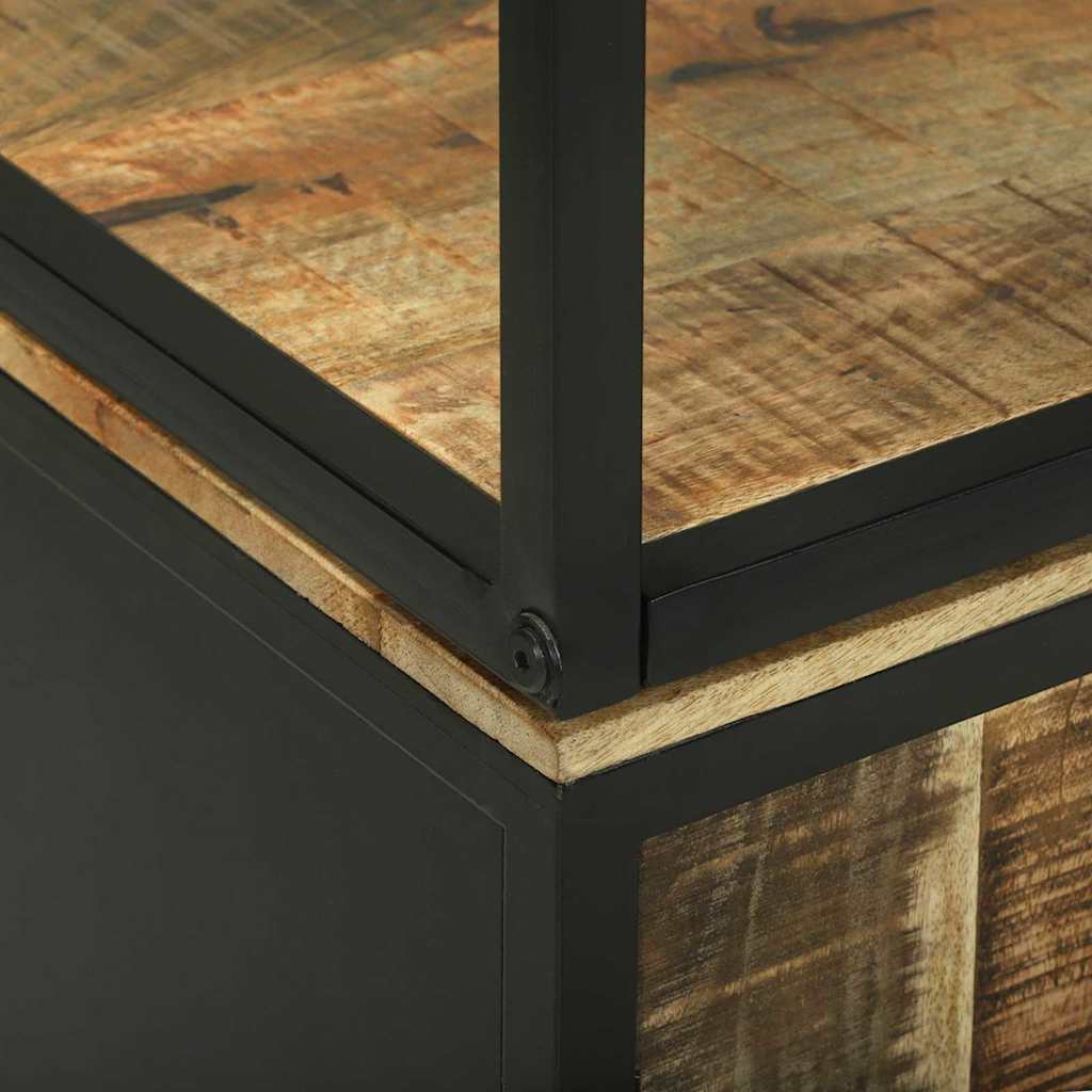 Haut Armoire Marron 70 x 35 x 180 cm Bois de manguier massif - XIOS