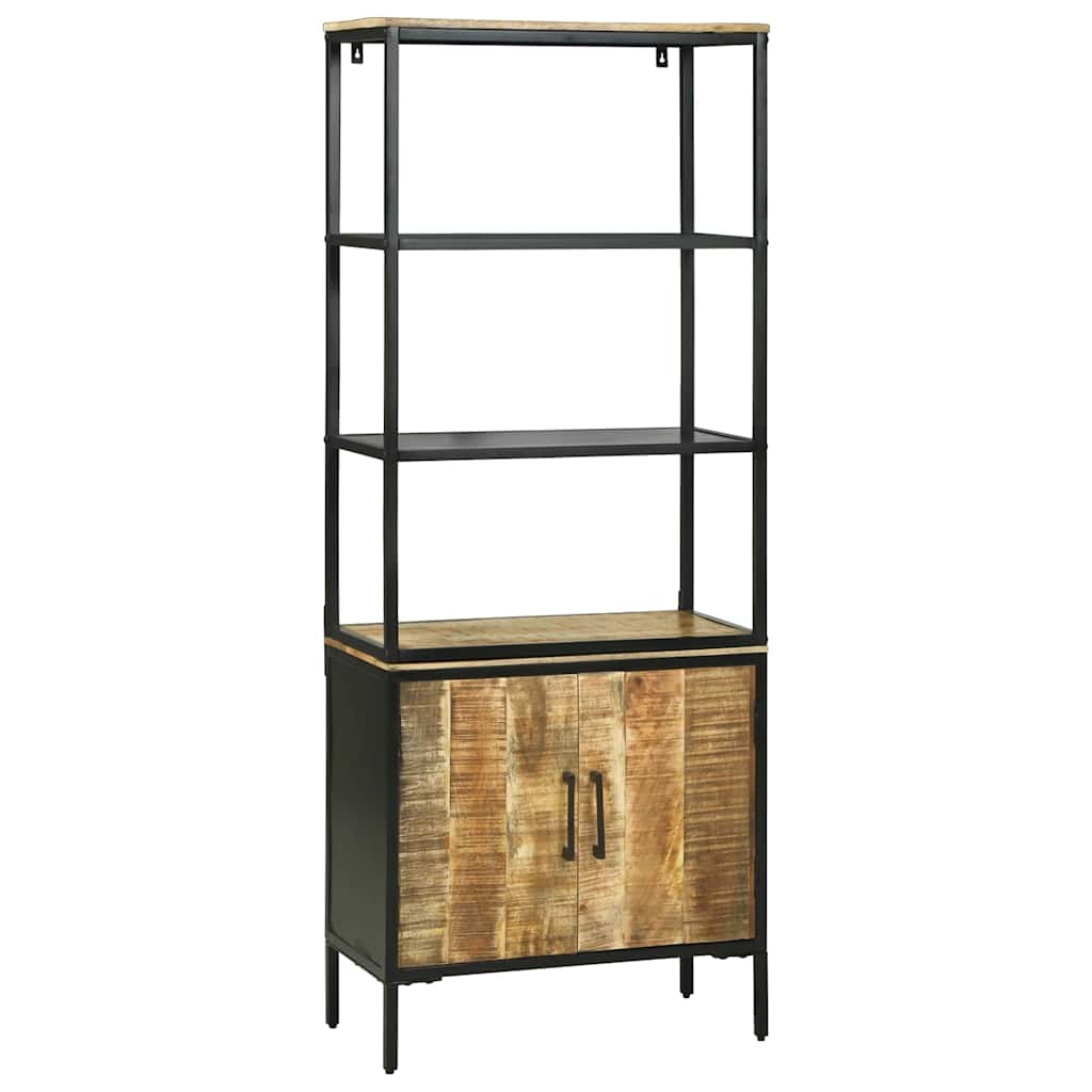 Haut Armoire Marron 70 x 35 x 180 cm Bois de manguier massif - XIOS