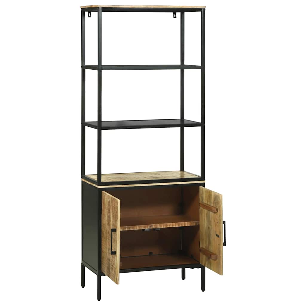 Haut Armoire Marron 70 x 35 x 180 cm Bois de manguier massif - XIOS