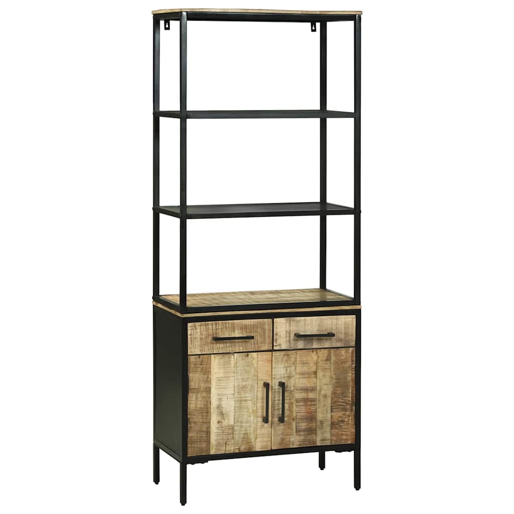 Haut Armoire Marron 70 x 35 x 180 cm Bois de manguier massif - XIOS