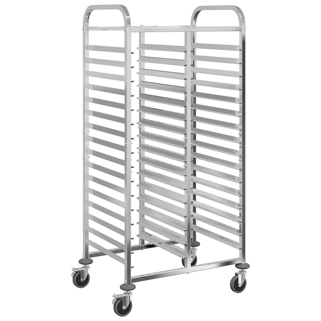Chariot à plateaux 32 bacs GN 75x55x162,5 cm acier inoxydable - XIOS