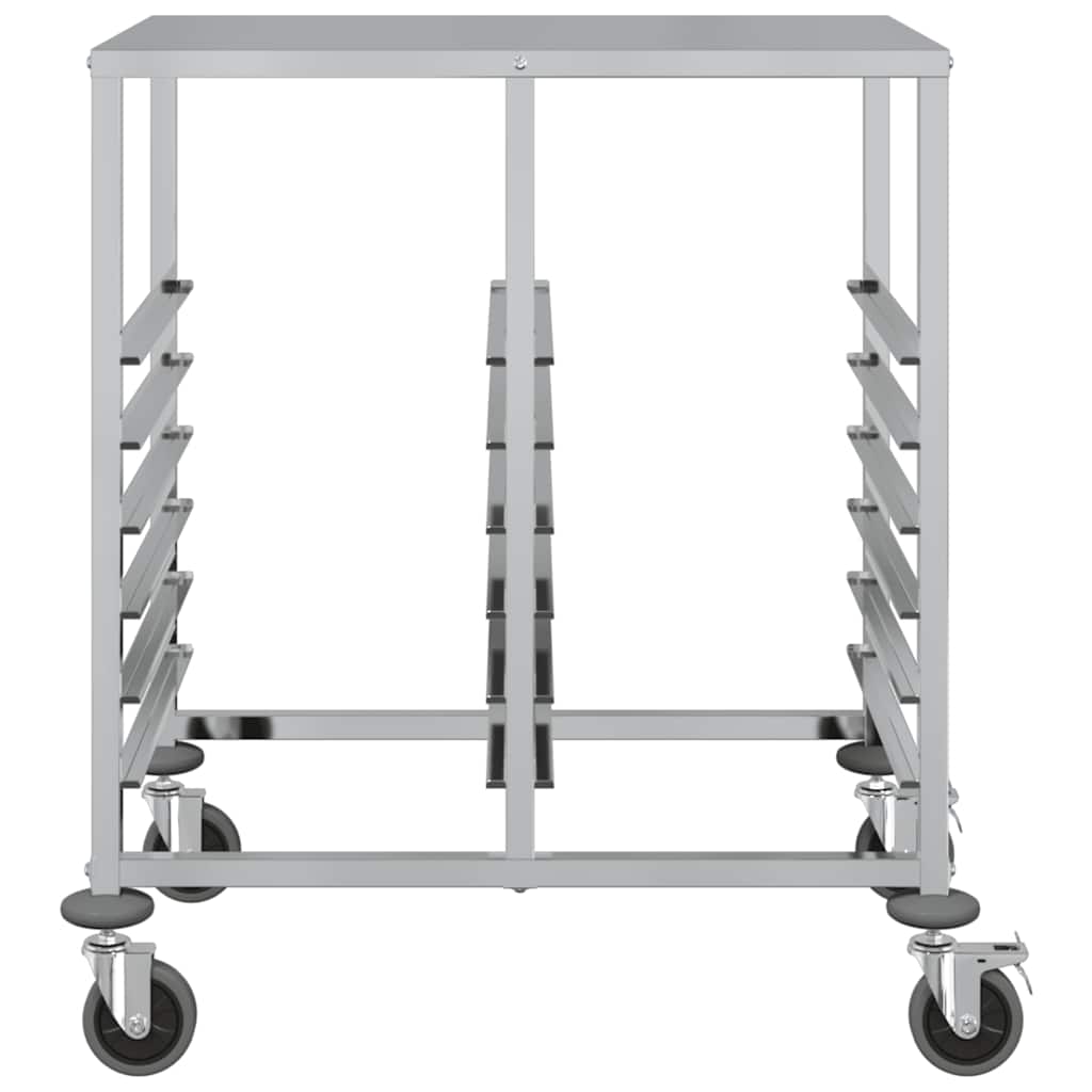 Chariot à plateaux 12 bacs GN 75x55x87 cm acier inoxydable - XIOS