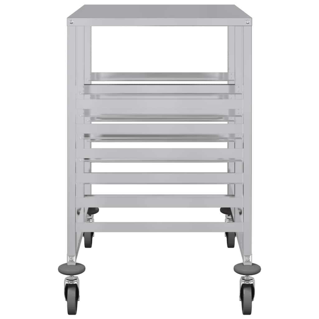 Chariot à plateaux 12 bacs GN 75x55x87 cm acier inoxydable - XIOS