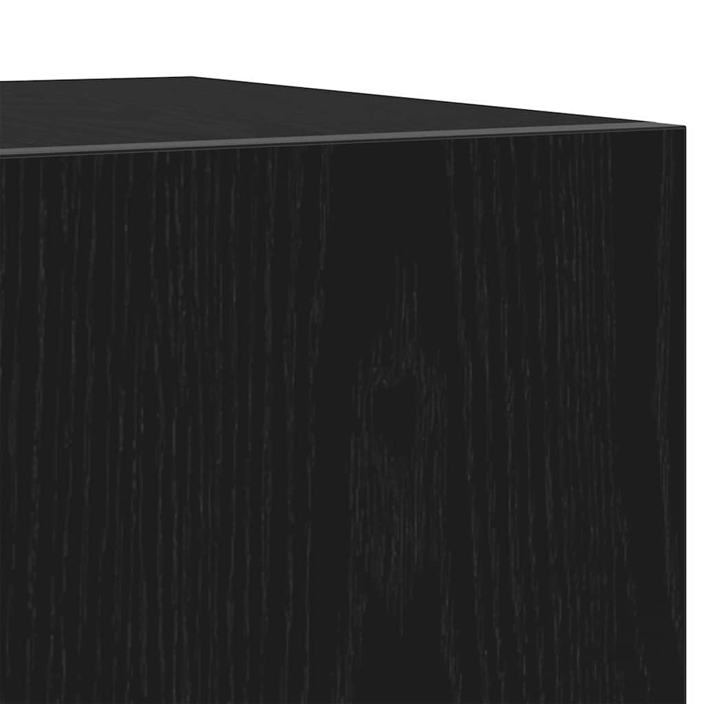 Meuble TV Noir 160 x 35 x 40 cm Bois d'ingénierie - XIOS