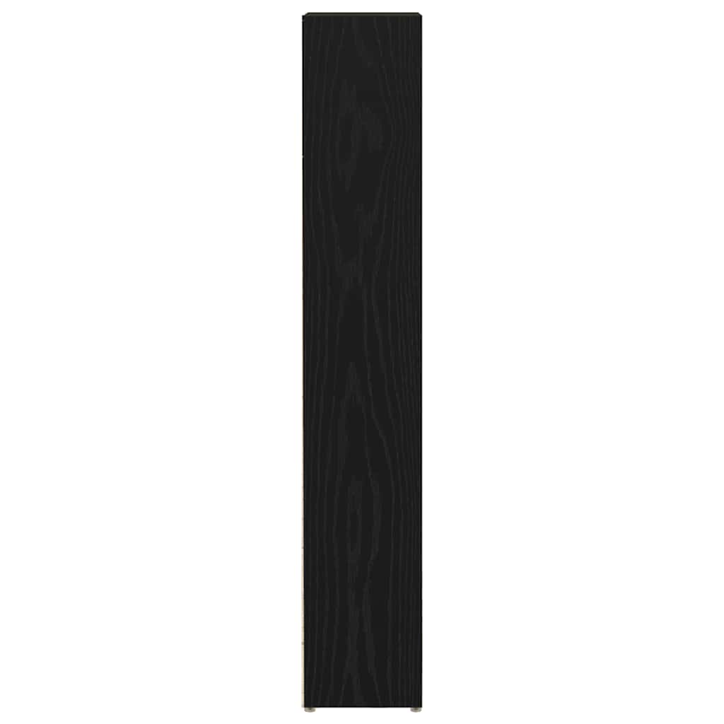 Armoires à CD 2 pcs chêne noir 21x16x93,5 cm bois d'ingénierie - XIOS