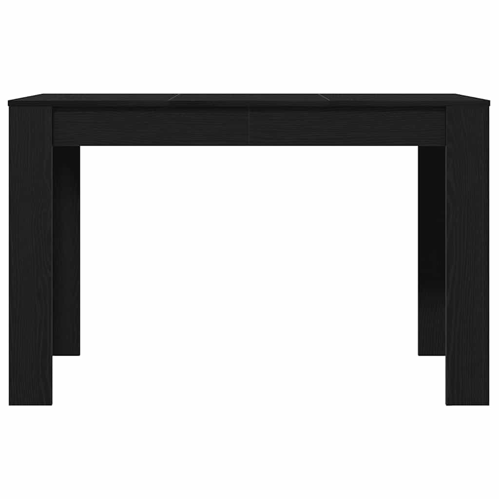 Table à dîner chêne noir 120x60x76 cm bois d'ingénierie - XIOS