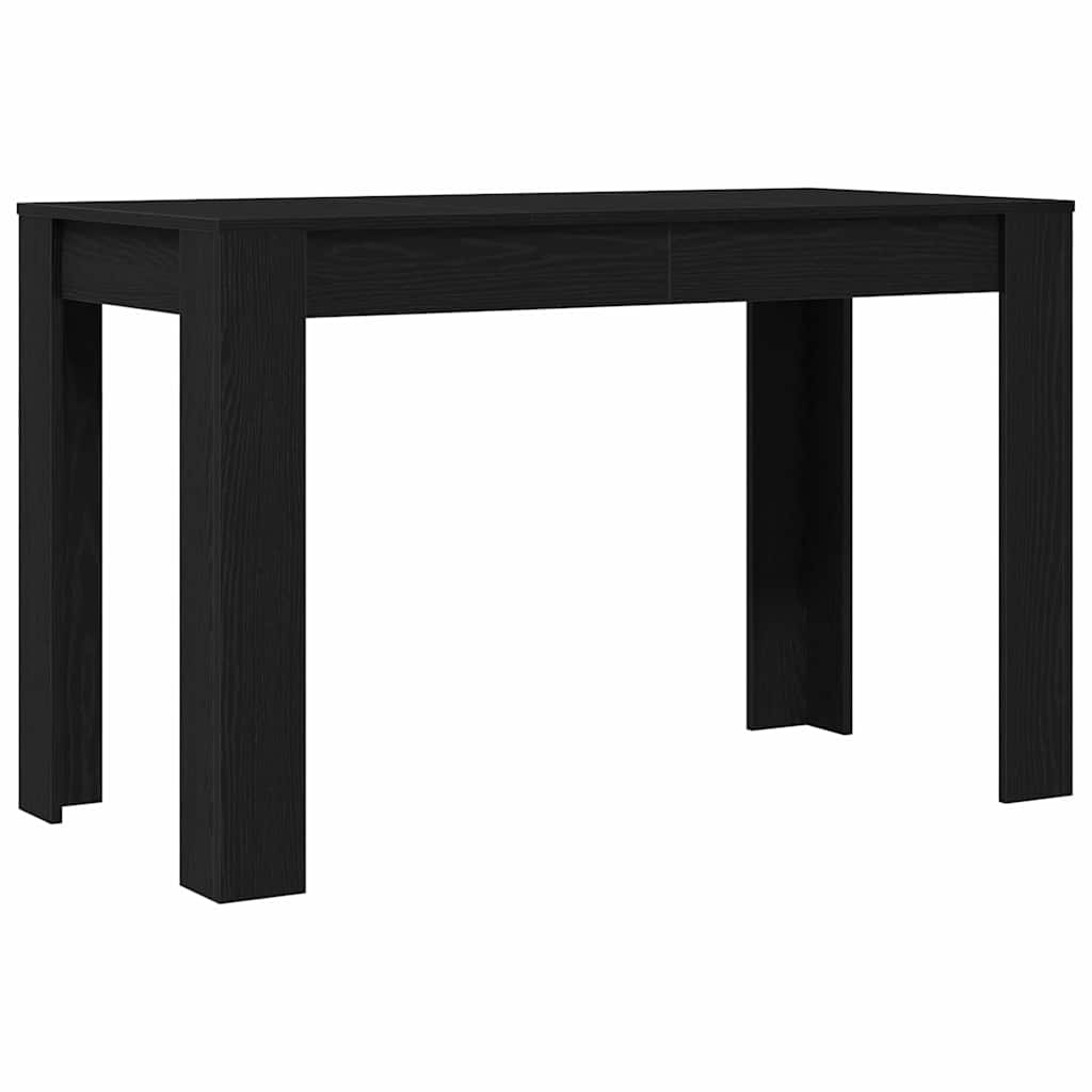 Table à dîner chêne noir 120x60x76 cm bois d'ingénierie - XIOS