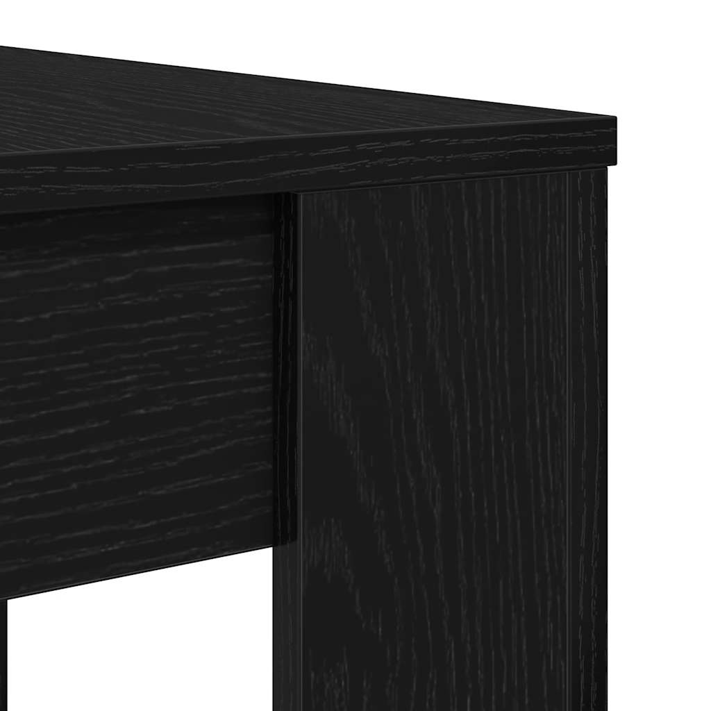 Table à dîner chêne noir 120x60x76 cm bois d'ingénierie - XIOS